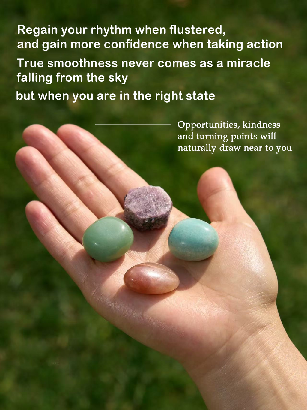 Four-Stone Energy Companion Set-For bringing good luck