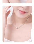 925 Sterling Silver Pearl Necklace