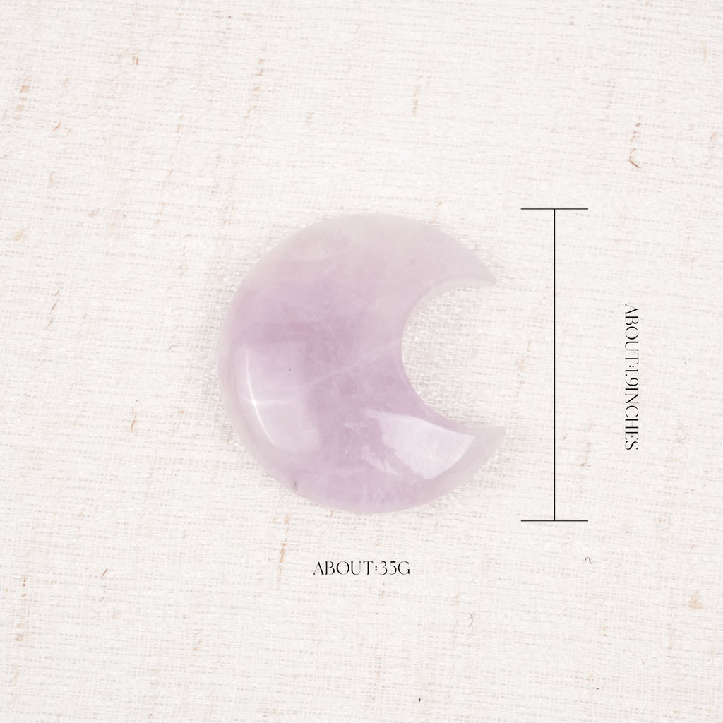 Amethyst Moon Palm Stone