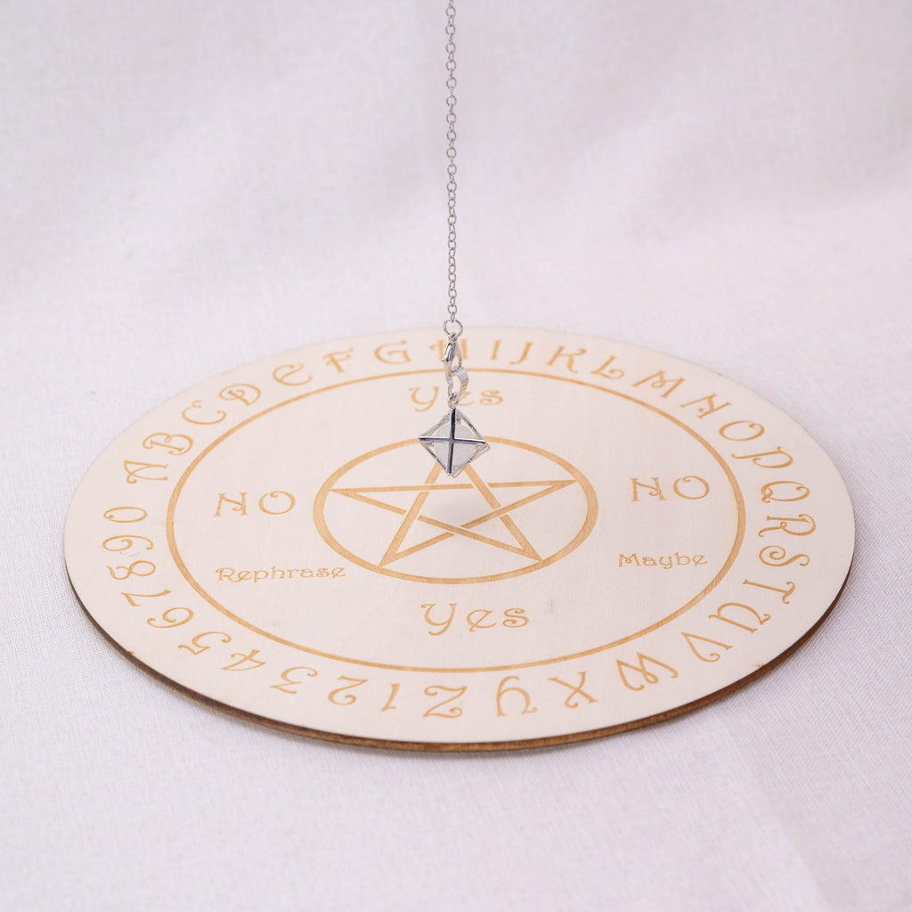 Clear Quartz Merkaba Pendulum