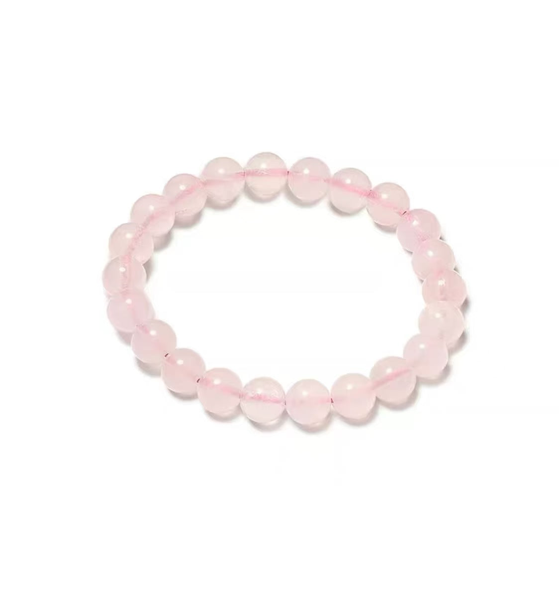Pink Hibiscus Stone Bracelet